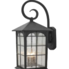 Home Decorators Collection Brimfield 22 in. Aged Iron 3-Light Line Voltage Outdoor Wall Light Sconce with No Bulbs Included HB7103-151 - The Home Depot